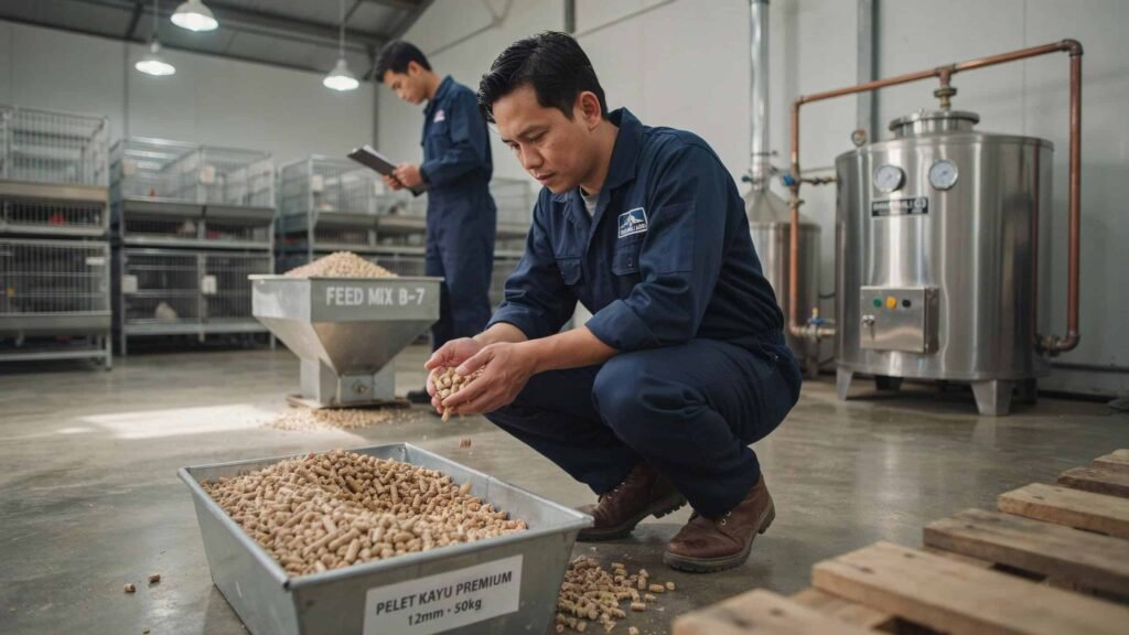 Wood Pellet vs Poultry Pellet - Pakan atau Alas Kandang