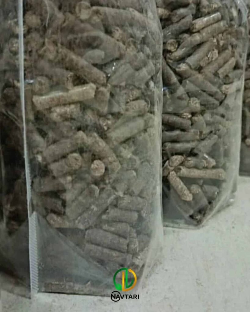 sampel pelet biomassa poultry and cattle pellet navtari