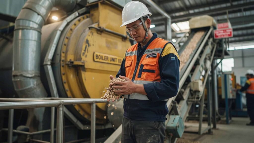 Biomassa Boiler Industri - Pilih Sistem dan Bahan Bakar